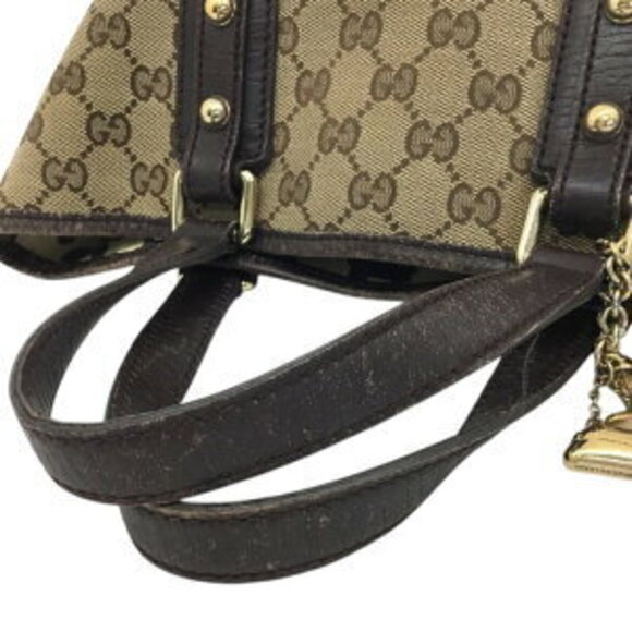Gucci Sherry Line Tote Bag GG Canvas Brown - Picture 7 of 8